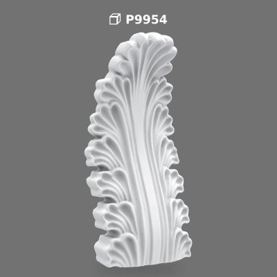 Polyurethane Acanthus Leaf Corbel 15x25x53 cm Decorative Bracket
