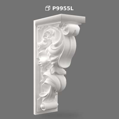 Decorative Polyurethane Corbel with Acanthus Leaf Detail