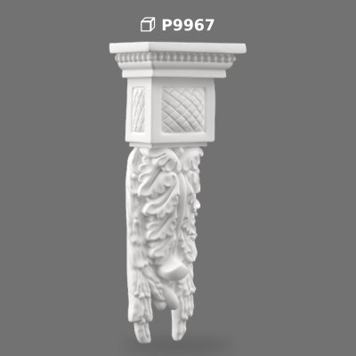 P9967 Polyurethane Corbel Decorative Bracket Model