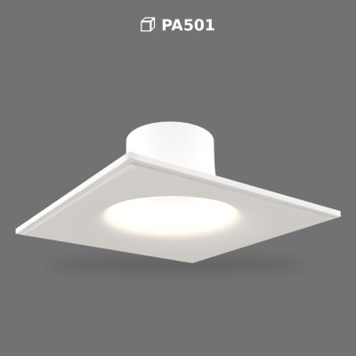 Polyurethane Amorphous Hidden Light Ceiling Luminaire Frame