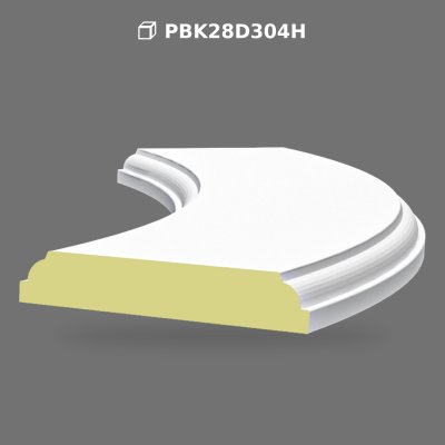 Polyurethane Curved Handrail and Balustrade Profile