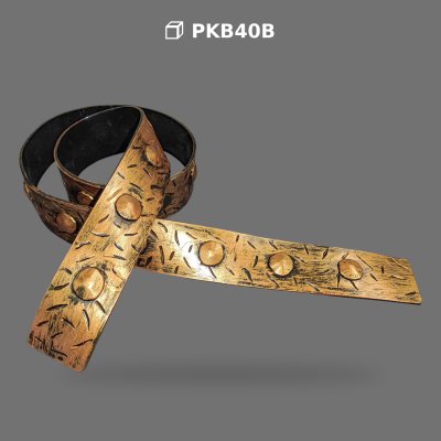 Rubber Faux Beam Strap with Rivet Detail 2x1040x40 mm