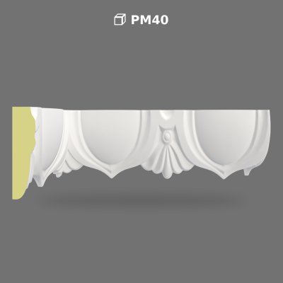 Polyurethane Ornamental Frieze Cornice Moulding