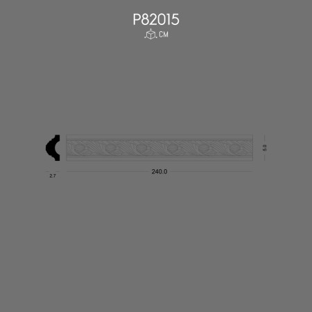 P82015 Decorative Moulding Stylish Wooden Wall Trim Design