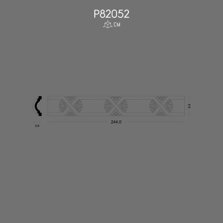 P82052 Decorative Moulding for Living Room Kitchen Bedroom Hallway