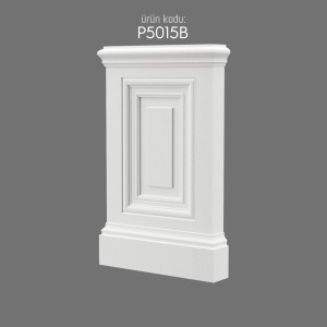 P5015B Polyurethane Pilaster Column Base Decorative Model