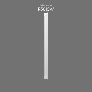 P5015W Polyurethane Pilaster Panel Column Decorative Design