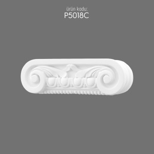 P5018C Polyurethane Pilaster Column Ionic Capital Decorative Design