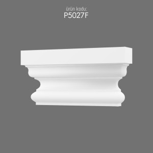 Klasik dnevna soba sa poliuretanskim stubovima i dekorativnim reljefima