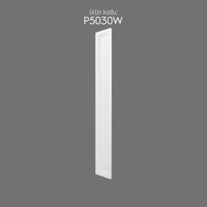 P5030W Polyurethane Pilaster Panel Column Decorative Design