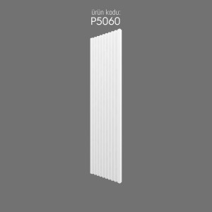 P5060 Fluted Pilaster Column Polyurethane Decorative Design