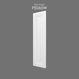 P5060W Pilaster Panel Column Decorative Polyurethane Capital