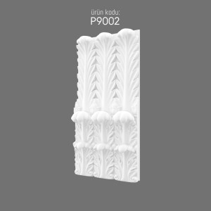 P9002 Polyurethane Pilaster Column Capital with Ottoman Decorative Motif