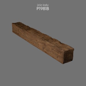 P1981B Decorative Polyurethane Wooden Beam for Ceiling Design