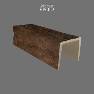 P1981D Polyurethane Decorative Ceiling Wooden Beam