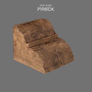 P1981DK Polyurethane Wooden Beam Bracket Rustic Design
