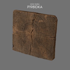 P1981DKA Wooden Beam Cap Decorative Polyurethane Model