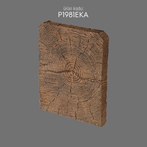 P1981EKA Wood Beam Cover Antique Axe Inspired Design