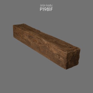 P1981F Polyurethane Wooden Beam Rustic Ceiling Decoration