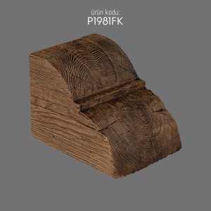 P1981FK Wooden Beam Bracket Decorative Polyurethane Design