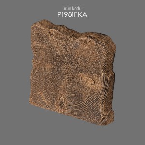 P1981FKA Beam Cap Rustic Polyurethane Mountain Lodge Decor