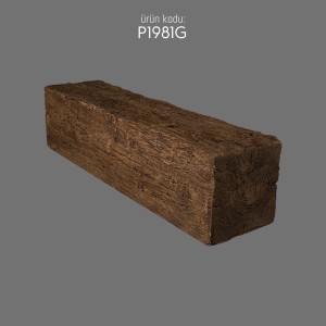 P1981G Polyurethane Wooden Beam Decorative Ceiling Log