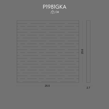 P1981GKA Decorative Wood Beam Cover with Textured Design