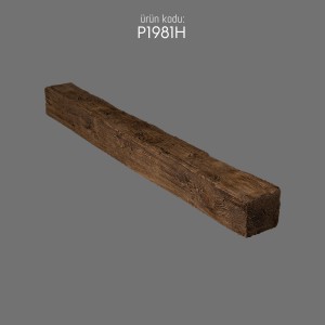 P1981H Polyurethane Wooden Beam Natural Decorative Design