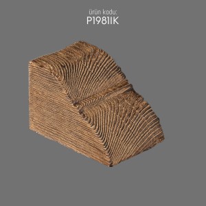 P1981IK Wooden Beam Bracket Polyurethane Decorative Option