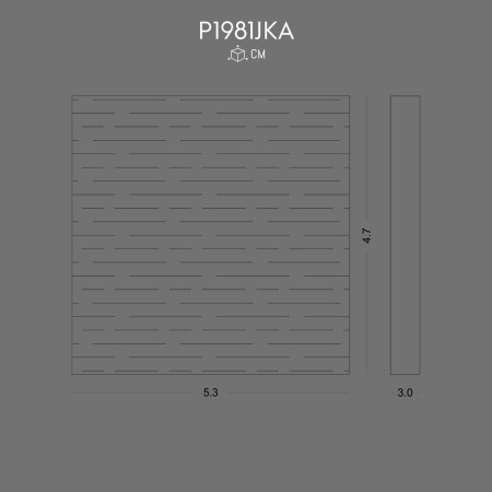 P1981JKA Wooden Beam Cover Polyurethane Decorative Model