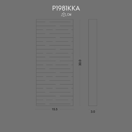 P1981KKA Polyurethane Wooden Beam Cap for Characterful Interiors