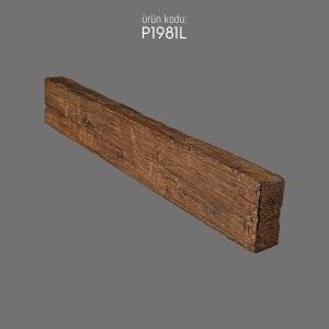 P1981L Polyurethane Wooden Beam Decorative Design
