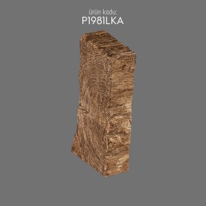 P1981LKA Polyurethane Wooden Beam Cap Decorative Touch