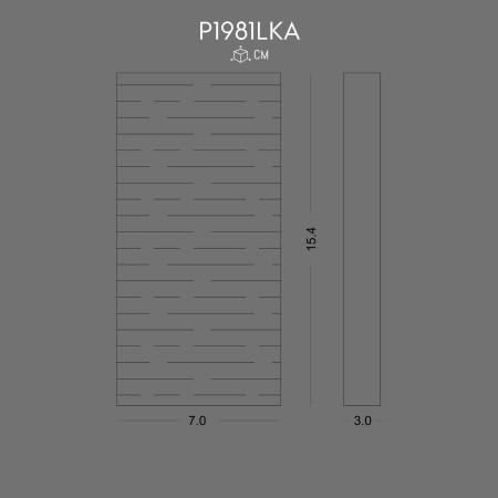 P1981LKA Polyurethane Wooden Beam Cap Decorative Touch