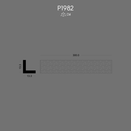 P1982 Polyurethane Wooden Corner Decorative Beam Design