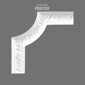 Decorative Molding Corner P82010F with Patterned Design