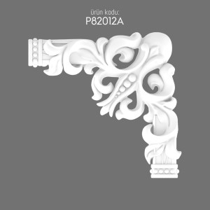 P82012A Decorative Polyurethane Patterned Moulding Corner