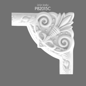 P82015C Decorative Moulding Corner Polyurethane Wood Alternative