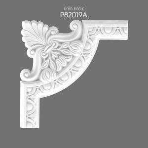 P82019A Decorative Moulding Corner Polyurethane Design