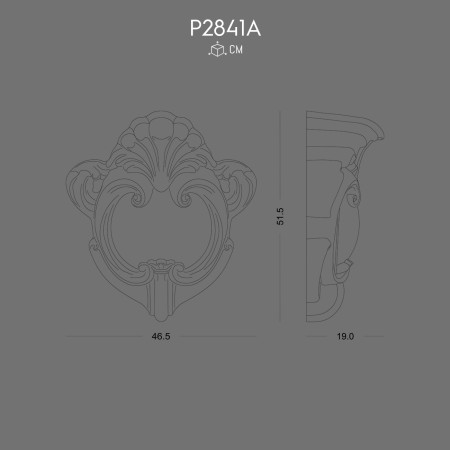 P2841A Crown with Floral Motifs and Geometric Ornament Details