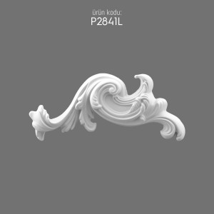 Polyurethane Crown P2841L with Elegant Decorative Motifs