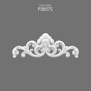 P2857S Polyurethane Decorative Crown Elegant Design