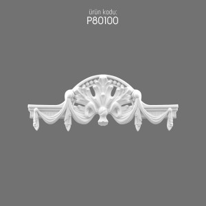 Polyurethane Crown P80100 Classic and Modern Decorative Crown Design