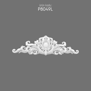 Polyurethane Crown P8049L Elegant Decorative Crown Design