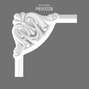 P85002B Decorative Moulding Corner Polyurethane Wall Ornament