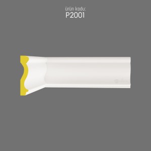 P2001 Polyurethane Straight Border Lightweight Decorative Design