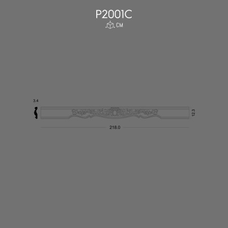 P2001C Decorative Border for Classic Home and Office Interiors