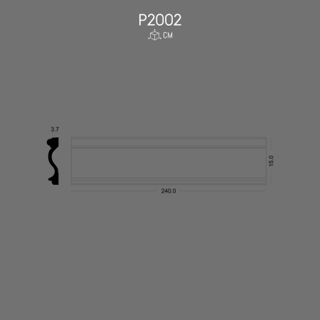 P2002 Straight Border for Custom Size Decoration Ideas