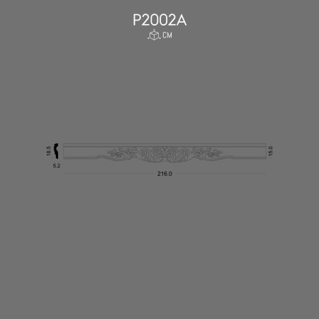 P2002A Decorative Border for Elegant Living Room and Kitchen Design