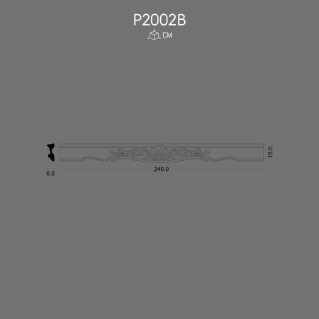 P2002B Decorative Border Polyurethane Flexible Design